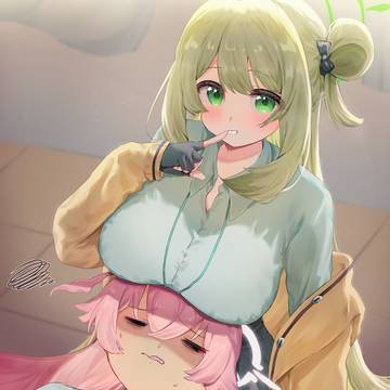 ホシノ先輩とノノミちゃん
