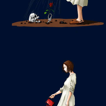 渇水