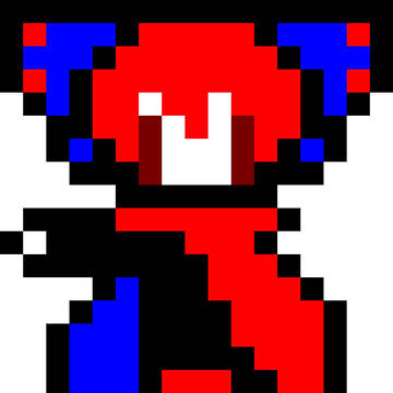 ドット絵赤蛮奇