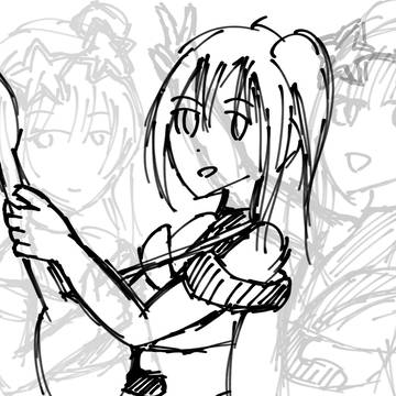 超かぐや姫のファンアート応募してみようかなと('A`)