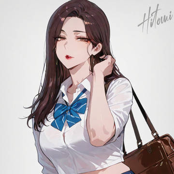 妈妈穿上了她的旧校服