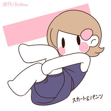 『スカート＆パンツtype スク水の女の子』描いてみたかった。