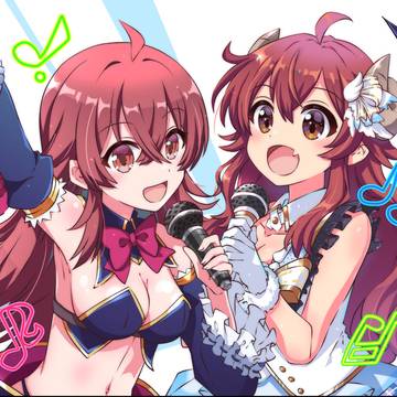 シャミ子と果穂で衣装チェンジ!