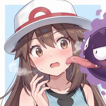 「したでなめる」でしびれて動けないリーフ