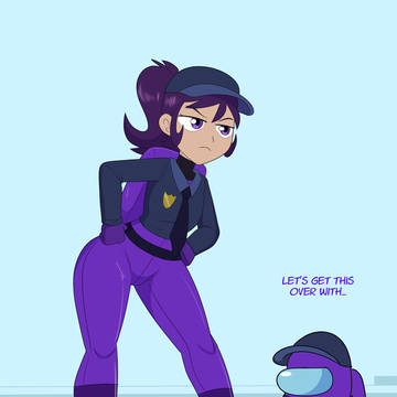 Among us Purple