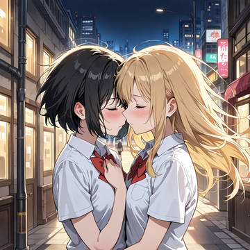 由美と光です🌙