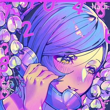 ❁花言葉シリーズ❁No.5 「恋に酔う-藤」