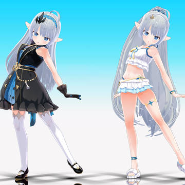 ステラソラ-魔王ちゃん & 水着 Ver 魔王ちゃん 3Dモデル