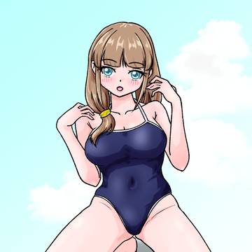 水曜日の水着