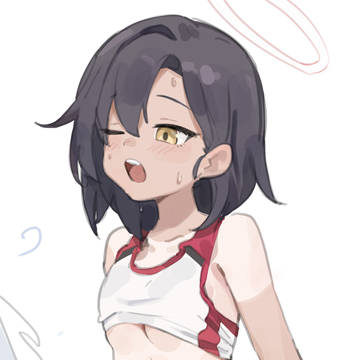 暑いモブちゃん