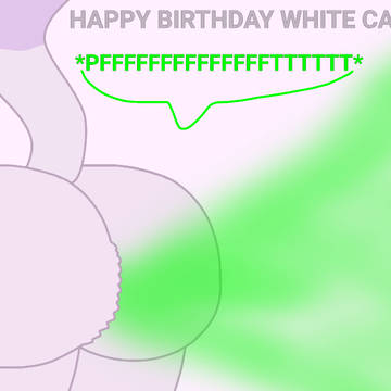 Happy Birthday, The White Cat!