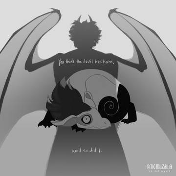 the devil has horns