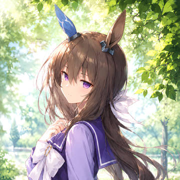 木漏れ日の中のアヤベさん