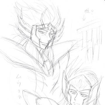 2026年6月に描いたラフ絵です。
