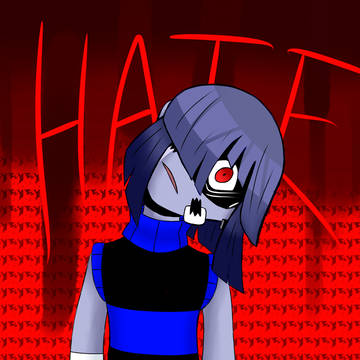 Negatale AU: Frisk hates you