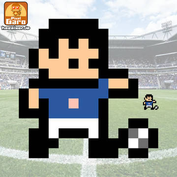 【ドット絵】サッカー選手のドリブル