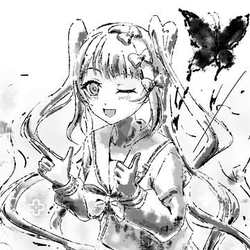 水墨風超てんちゃん