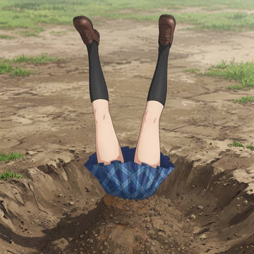 ど貧乏逆さ埋めバトル