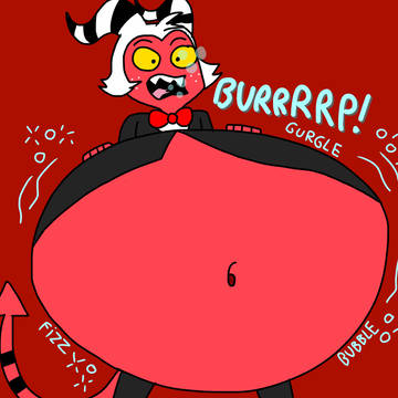 Moxxie’s fizzy belly