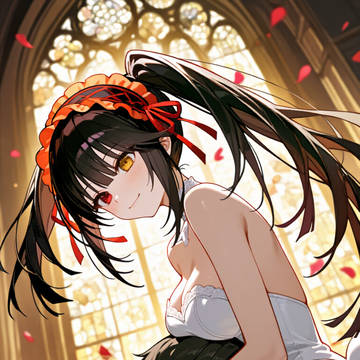 ウエディングドレスを着てセックスする狂三ちゃん