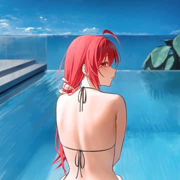 Behind