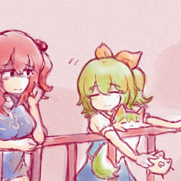 散歩中