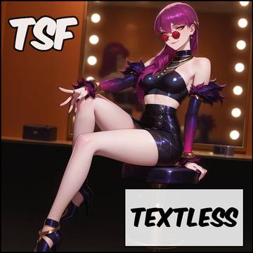"KDA Evelynn TSF comic" Textless