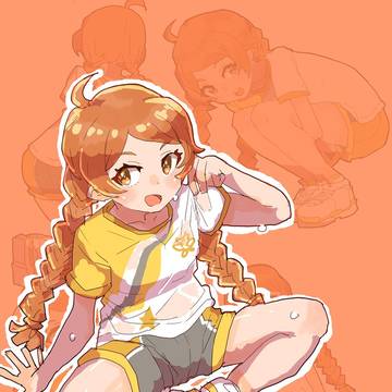 イラスト本表紙用のたまきちゃん