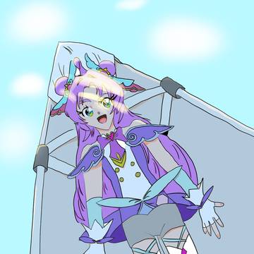 秘密を知ってしまった怪盗キッド(キュアアンサーの変装)