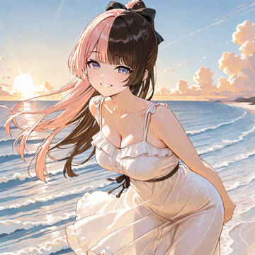 橘ひなの 海とワンピース