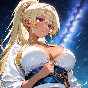 金と夜空①