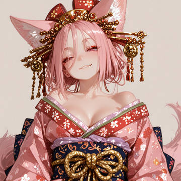 ケモ大夫 笑顔の練習