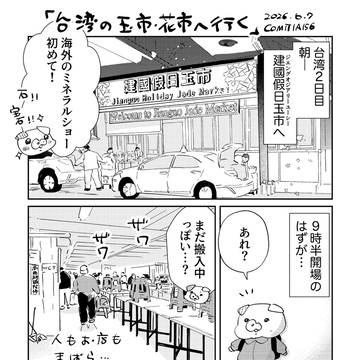 「台湾の玉市、花市へ行く」