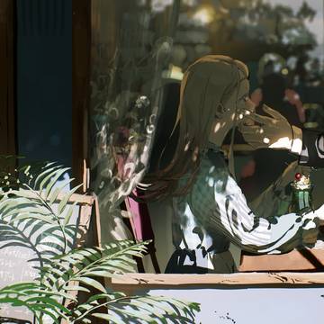 クリームがついていますよ