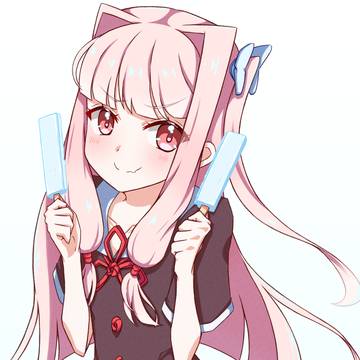 アイスが綺麗に割れてドヤる茜ちゃん