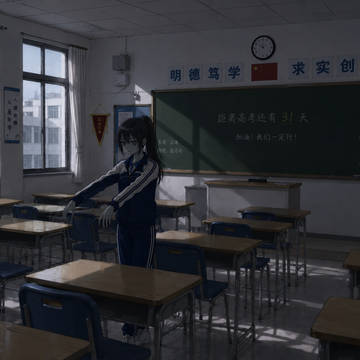 变成丧尸就不用吃上学的苦了
