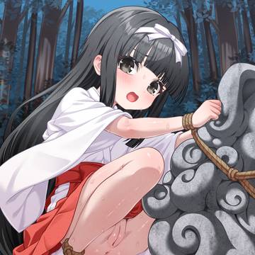 巫女少女 ―肛虐巫女の淫具自慰―