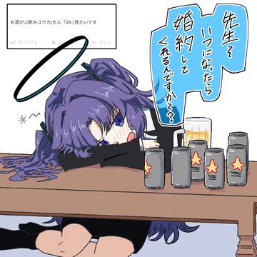 お酒がぶ飲みユウカ(24)