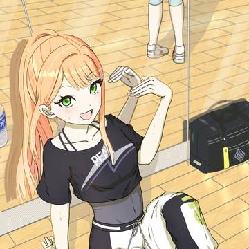 休憩中