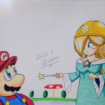 ビルダーロゼッタとマリオ🌟