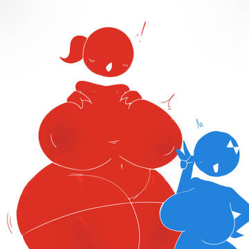 Red and blue