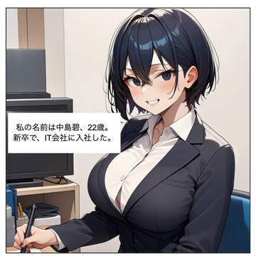 【祝・新作公開!】新卒女子・中島碧、キモデブ上司に寝取られる