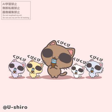 無糖茶飲料の日だ!猫さん