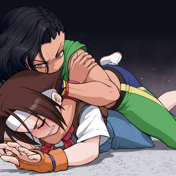 Pixivリクエストで、バックチョーク