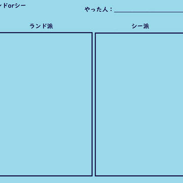 【テンプレ】ランドorシー
