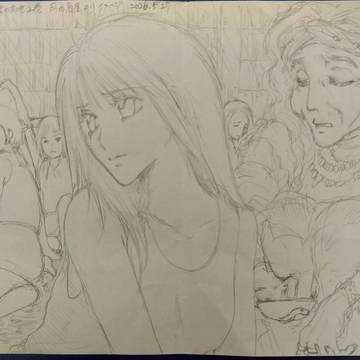 銀の海金の大地 落書き 下絵等 イメージボード