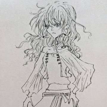 ペン入れまで