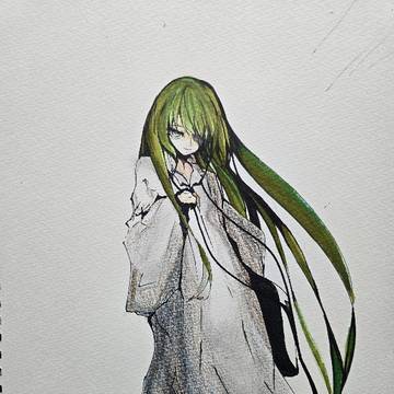 エルキドゥ描いたよ