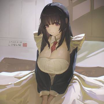 这几天画的女仆装rinrin，因为比较忙所以拖了很久