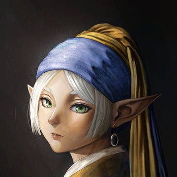 Elf with a Pearl Earring.